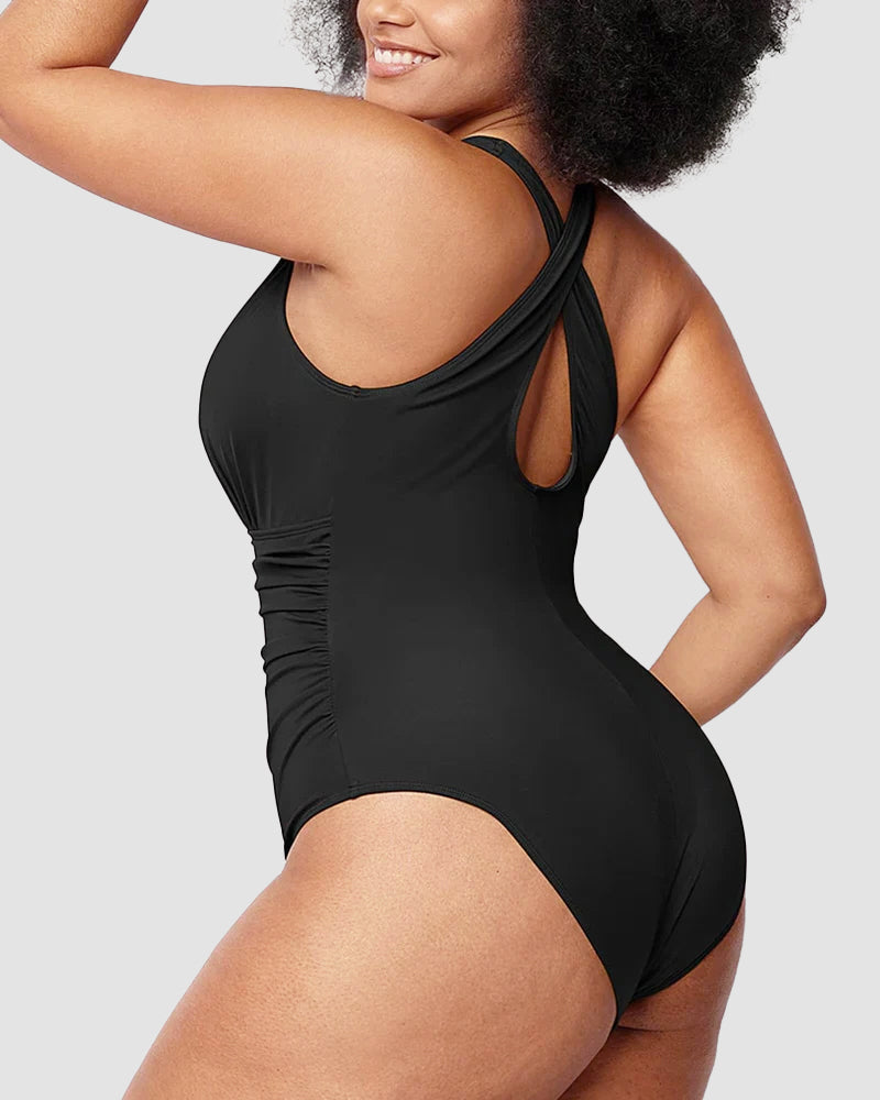 Shesways® Smart Sculpt Plunge Swimsuit Flatter Your Figure