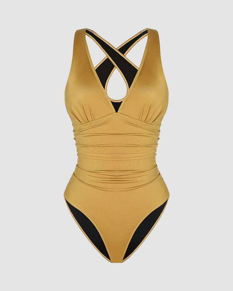 Shesways® Smart Sculpt Plunge Swimsuit Flatter Your Figure