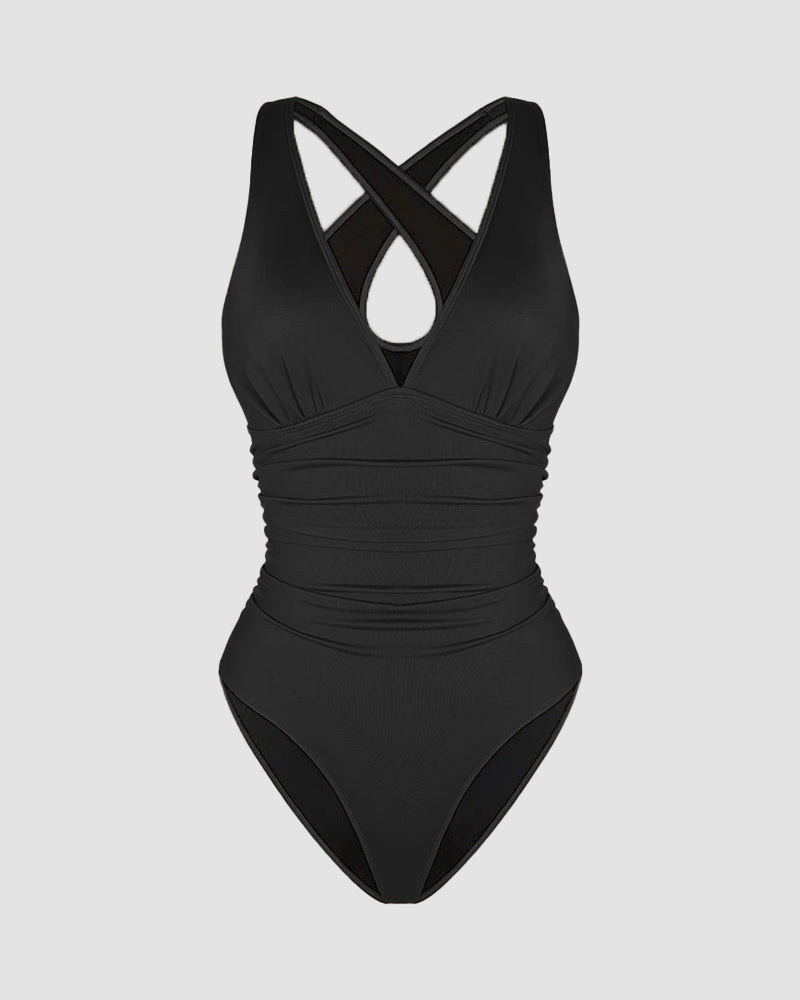 Shesways® Smart Sculpt Plunge Swimsuit Flatter Your Figure
