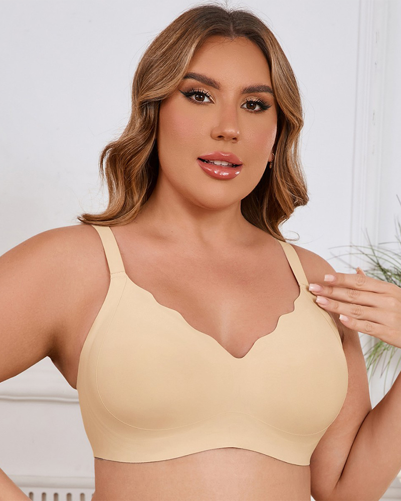 Dutiful Seamless Wireless Bra – High Support & Comfort