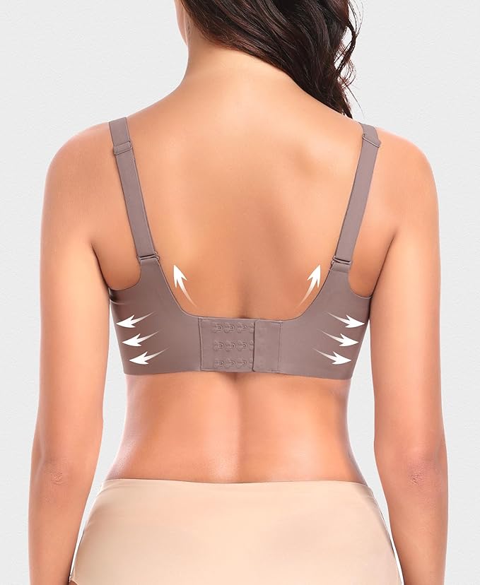 Invisible Jelly Lift Bra with Breathable Water Drop Hollow