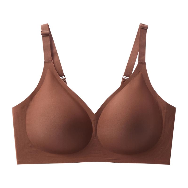 Jelly Seamless Wireless Push Up Bra – Comfortable Full Coverage Everyday Wear