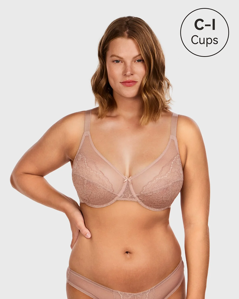 Lace Trim Contour Bra