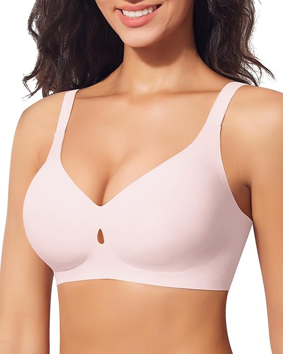 Invisible Jelly Lift Bra with Breathable Water Drop Hollow