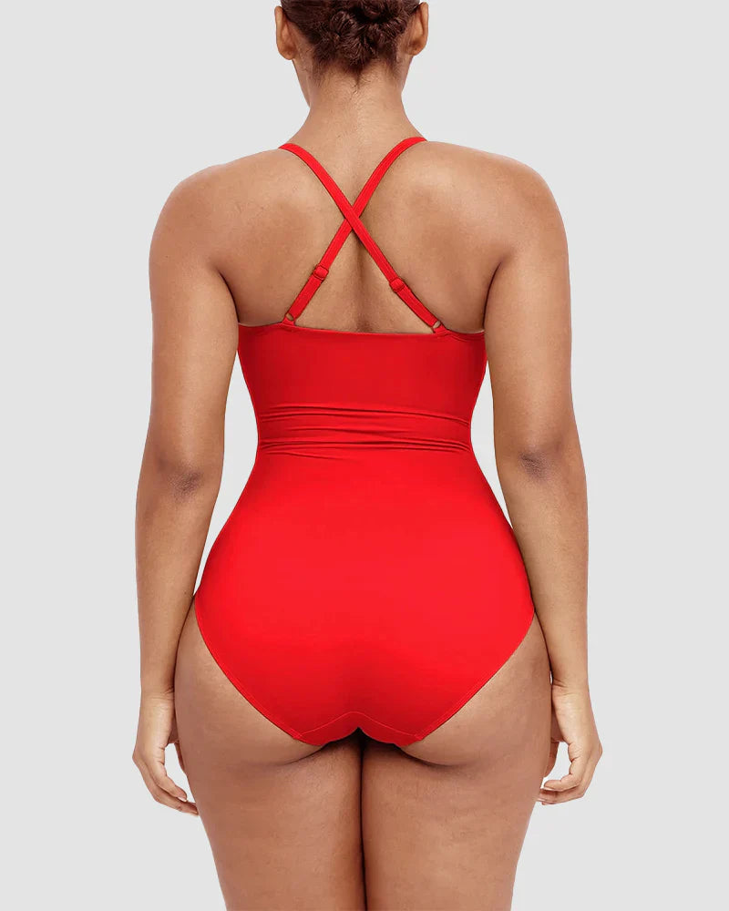 Sculpt & Shine U-Ring Shaping Swimsuit