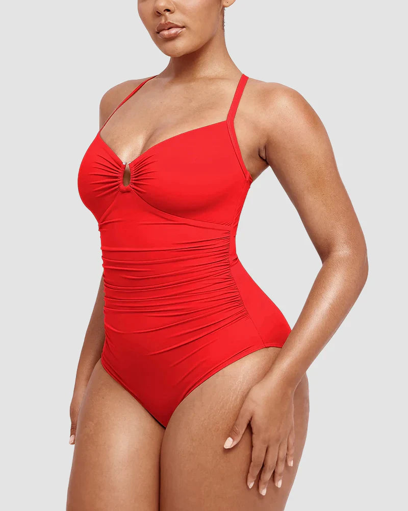 Sculpt & Shine U-Ring Shaping Swimsuit