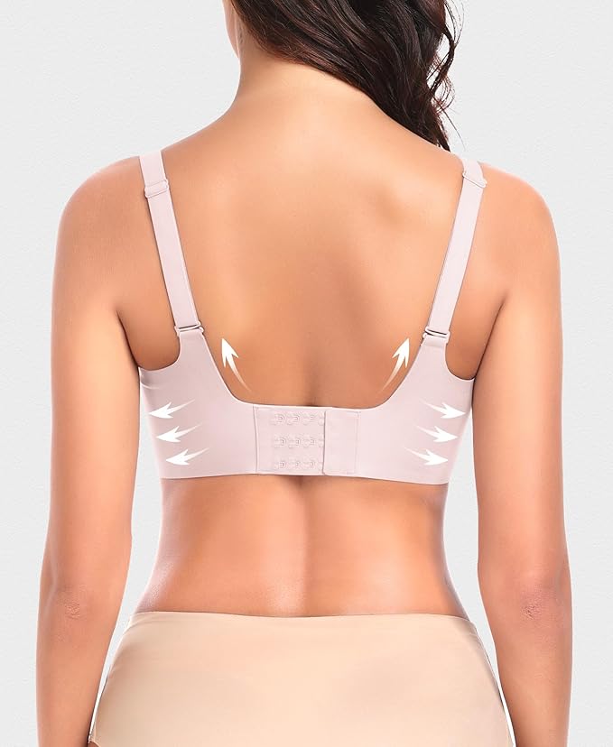 Invisible Jelly Lift Bra with Breathable Water Drop Hollow