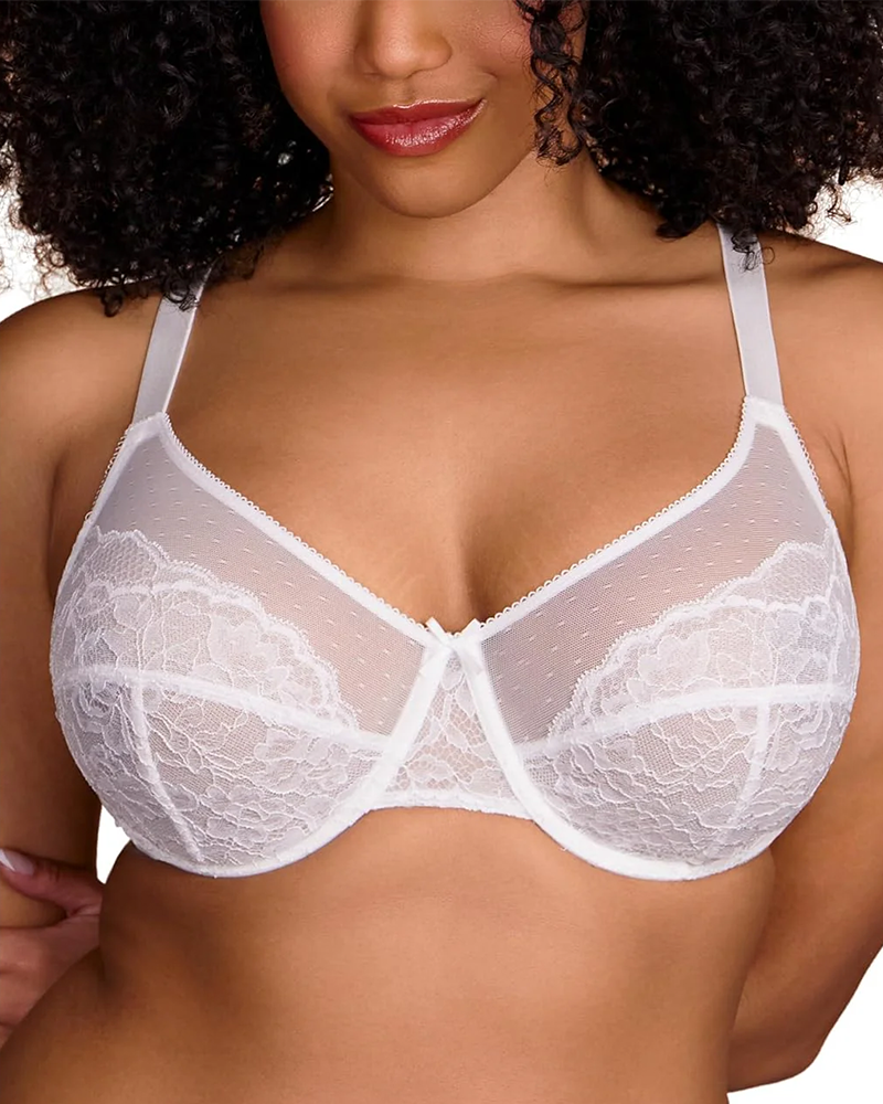 Lace Trim Contour Bra