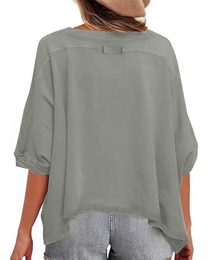 Shesways® Women's Oversized Crop Top