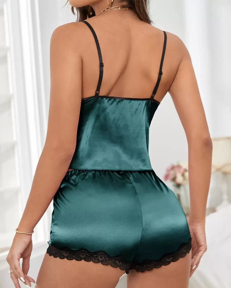 Women's Sleeveless Tank Top Two-Piece Set