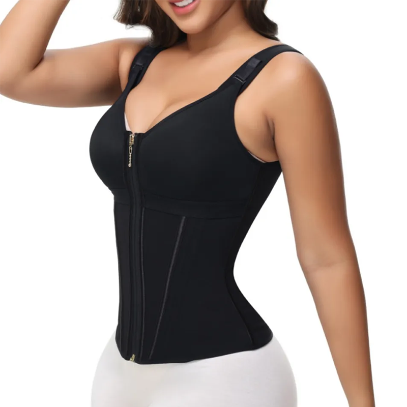 Enhanced Shaping Corset Top — Slimming Waist Trainer & Push-Up Vest