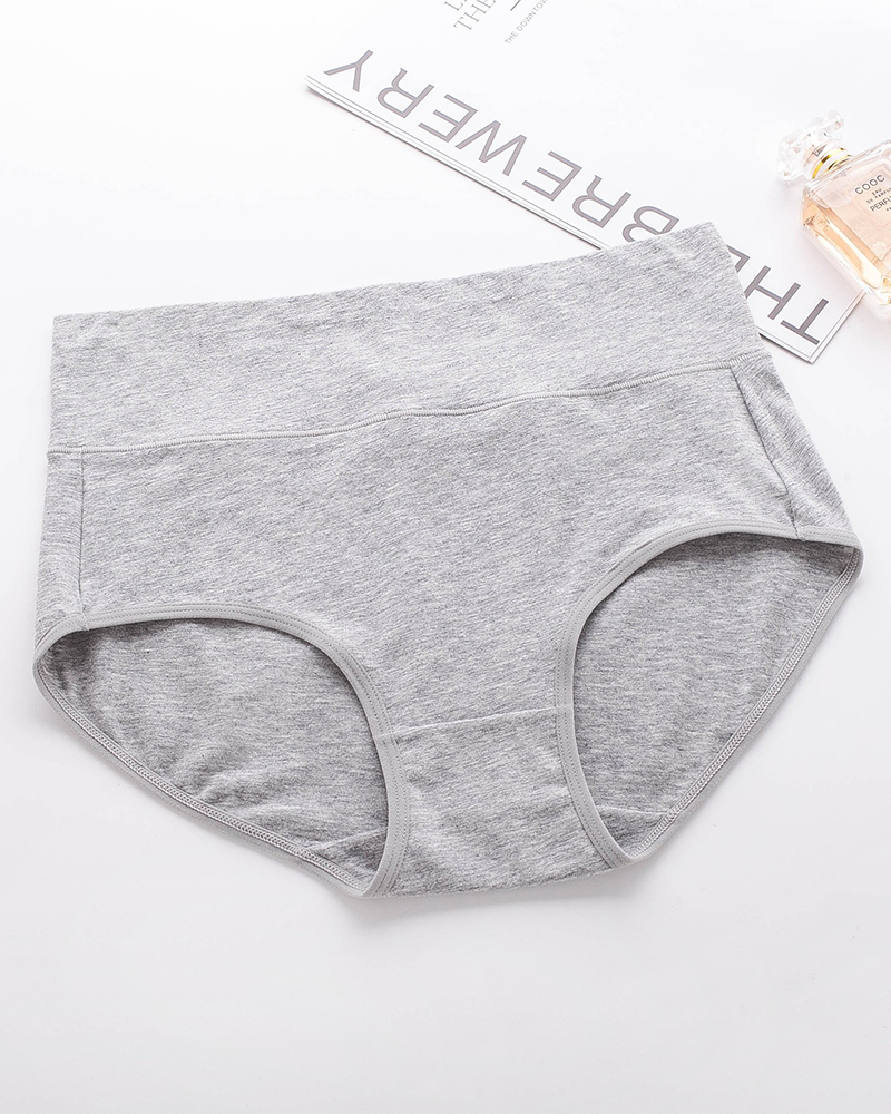 Shesways® High Waisted Cotton Full Coverage Briefs