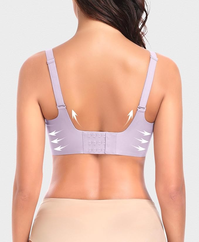 Invisible Jelly Lift Bra with Breathable Water Drop Hollow