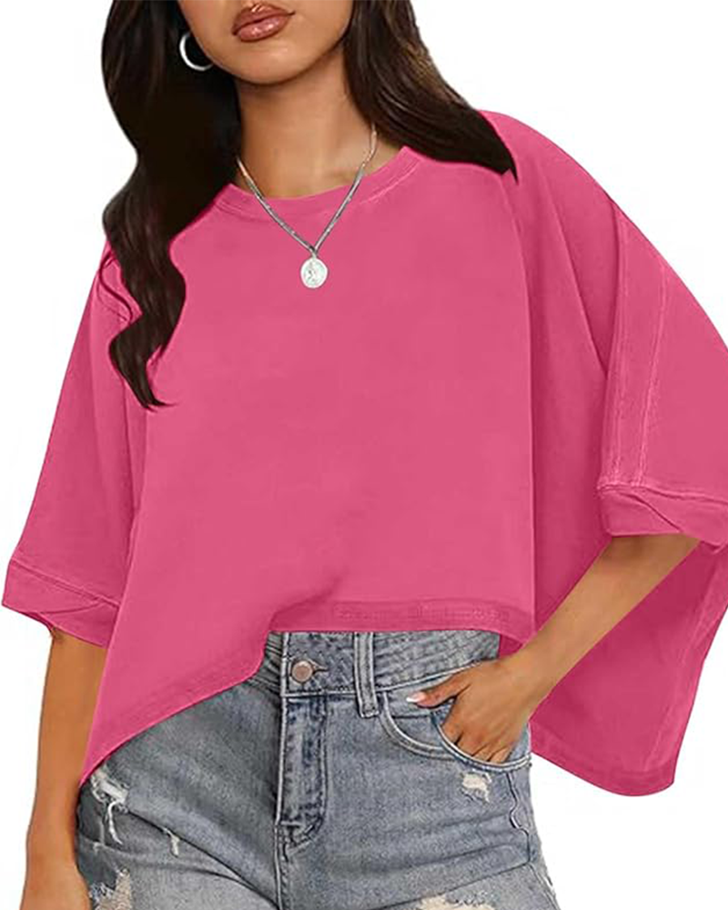 Shesways® Women's Oversized Crop Top