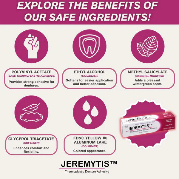 🦷JEREMYTIS™Thermoplastic Denture Adhesive