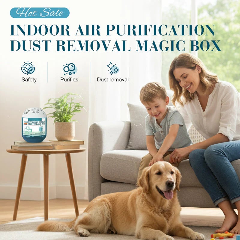 🔥 2026 Upgraded Indoor Air Purifier Box – Dust & Odor Removal for a Fresher Home 🏠