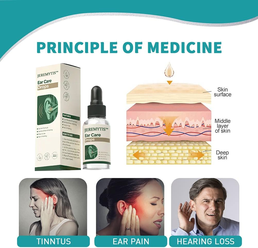 ✨FDA Registered – Ear Care Drops – Plant Based Formula