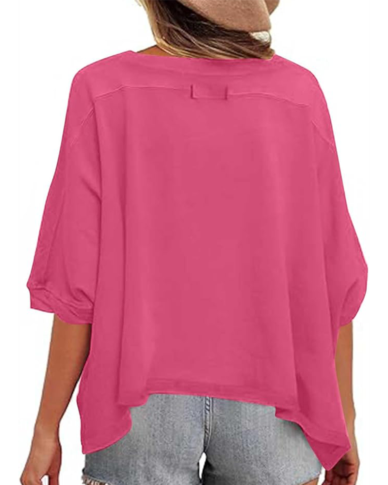 Shesways® Women's Oversized Crop Top