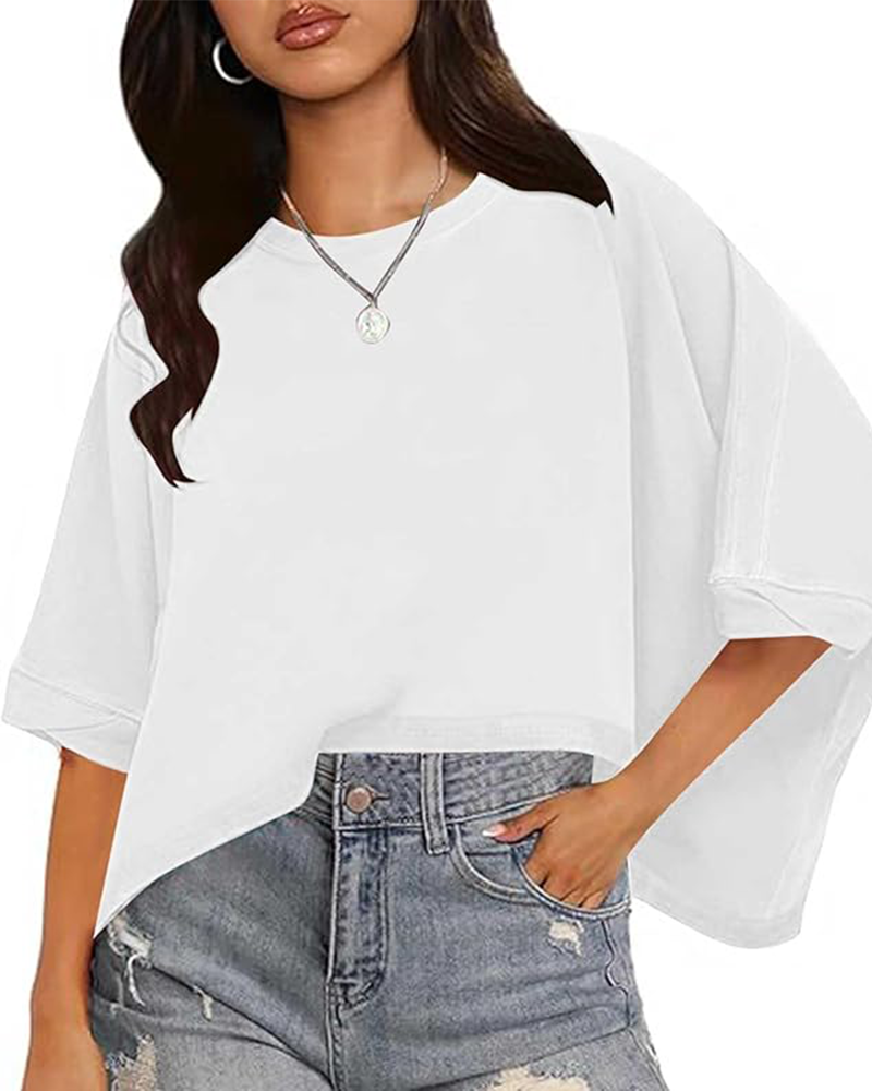 Shesways® Women's Oversized Crop Top