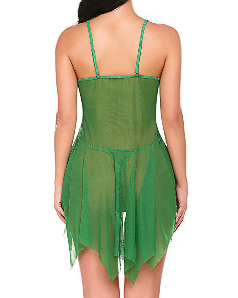 Sexy Lace Babydoll Sleepwear for Women