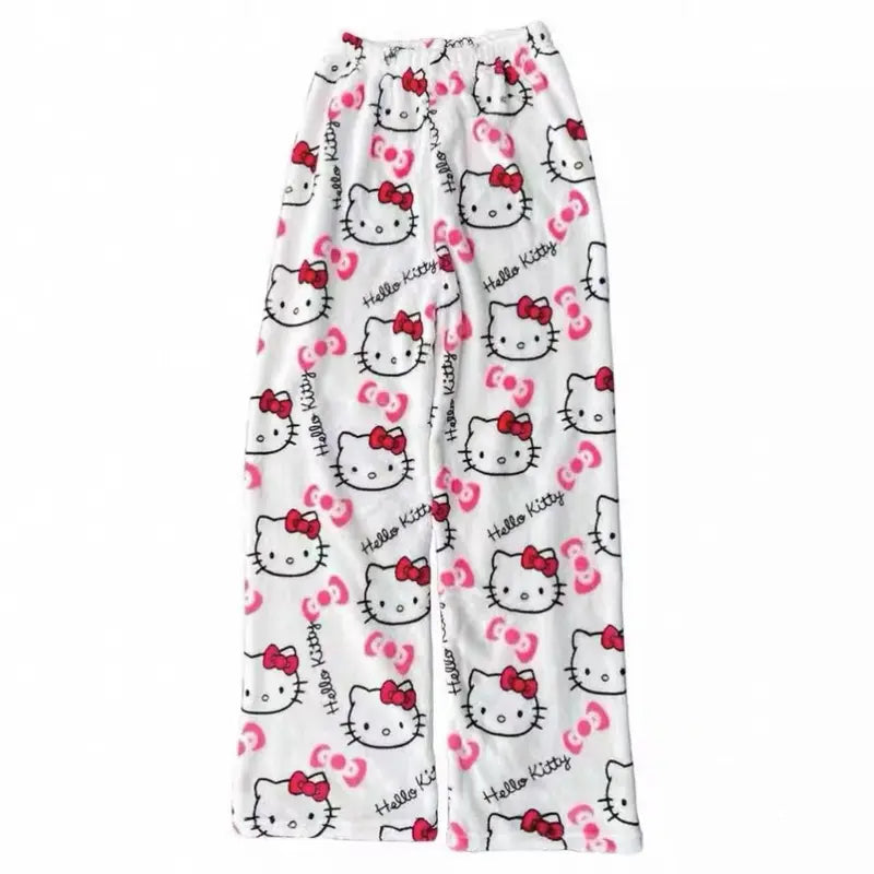 Cute Hello Kitty Pajama Pants – Cozy Y2K Loungewear