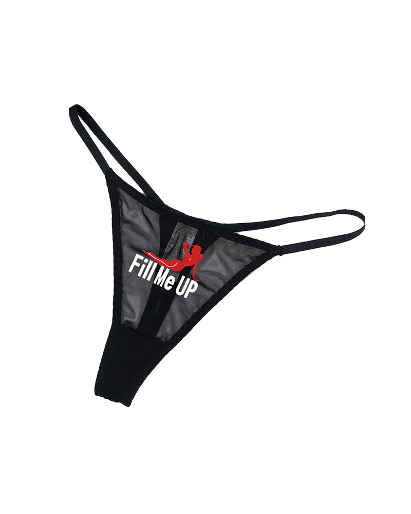 Sexy Low-Rise Mesh T-Back Panties