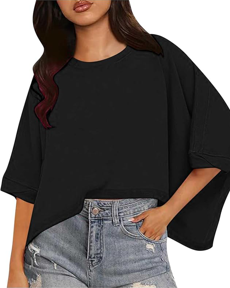 Shesways® Women's Oversized Crop Top