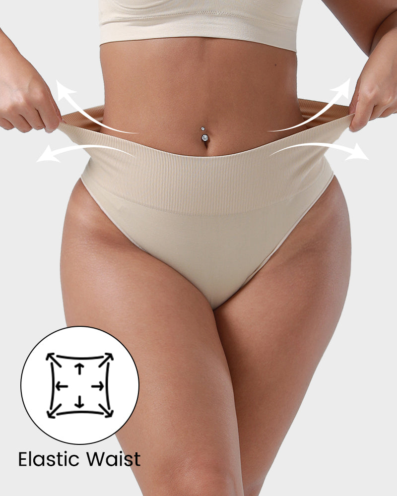 High Waist Seamless Tummy Control Brief Panty