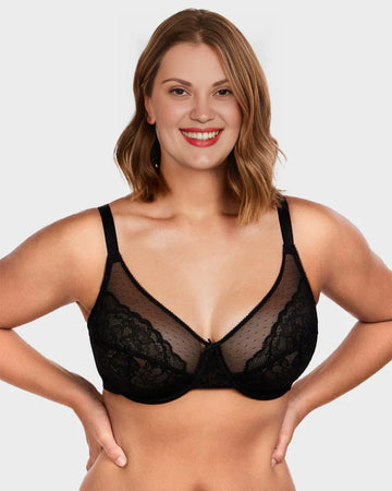 Lace Trim Contour Bra