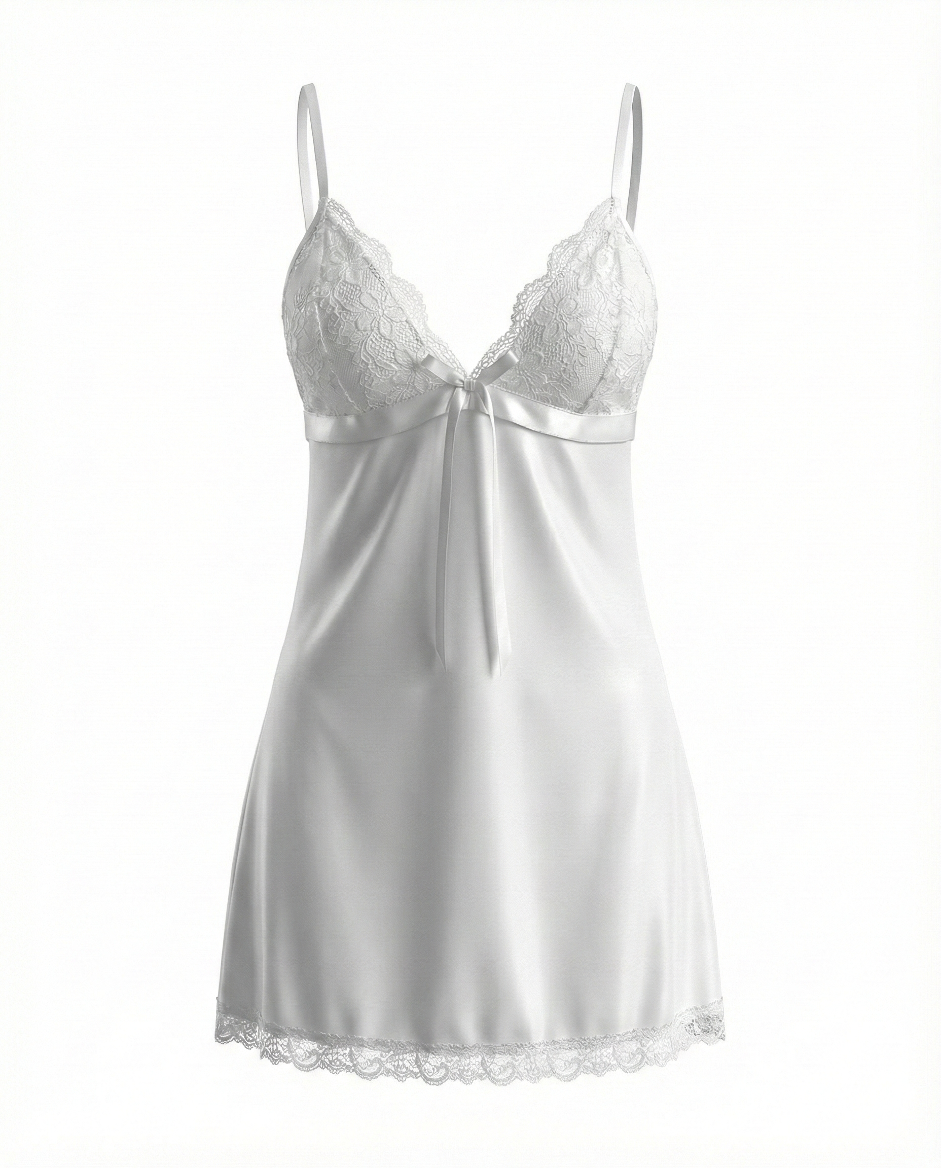 Sexy Lace Babydoll Nightdress – Backless Sleepwear Set