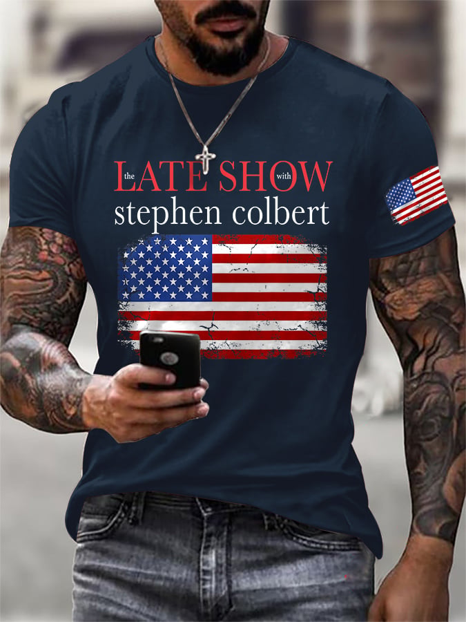 🔥Buy 3 Get 15% Off🔥Men's Retro Last Last Show Print T-Shirt