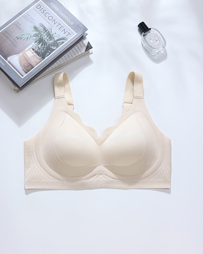 Anti Sagging Full Coverage Wireless Push Up Bra