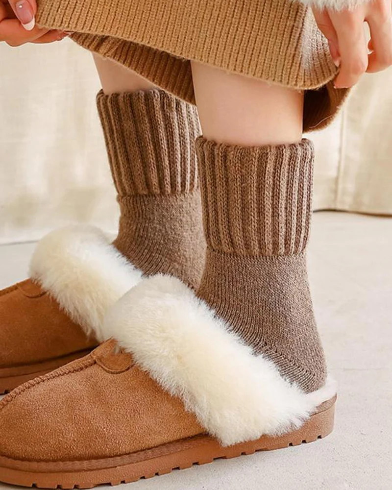 Extra Warm & Comfy Ribbed Socks