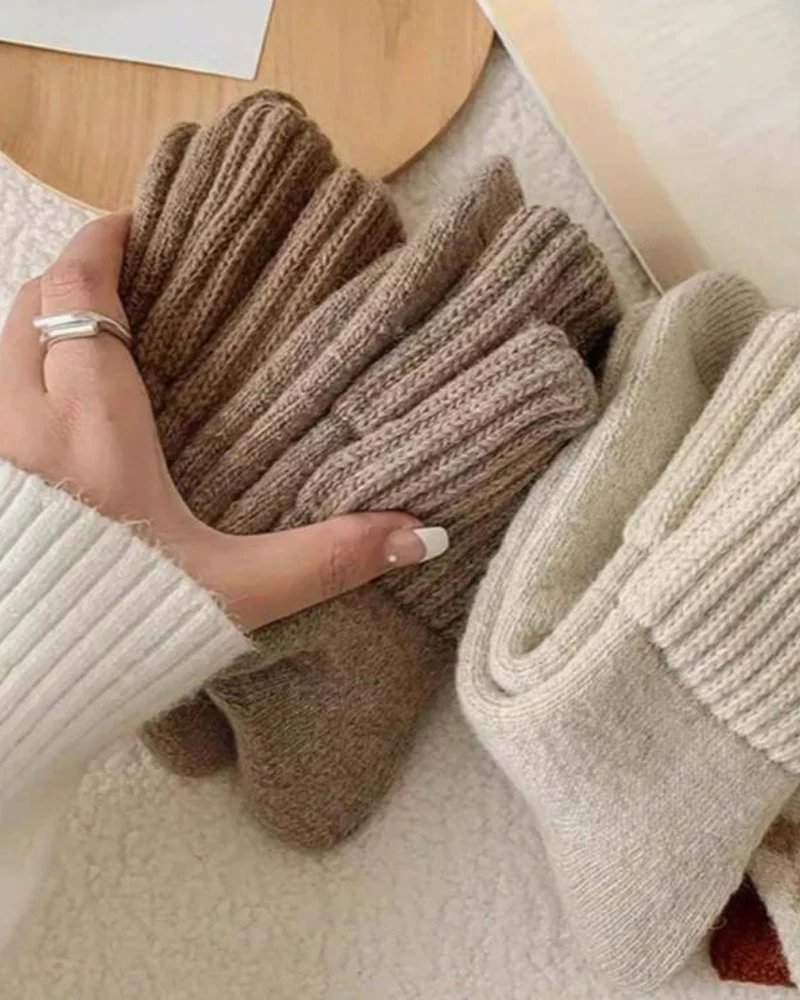 Extra Warm & Comfy Ribbed Socks