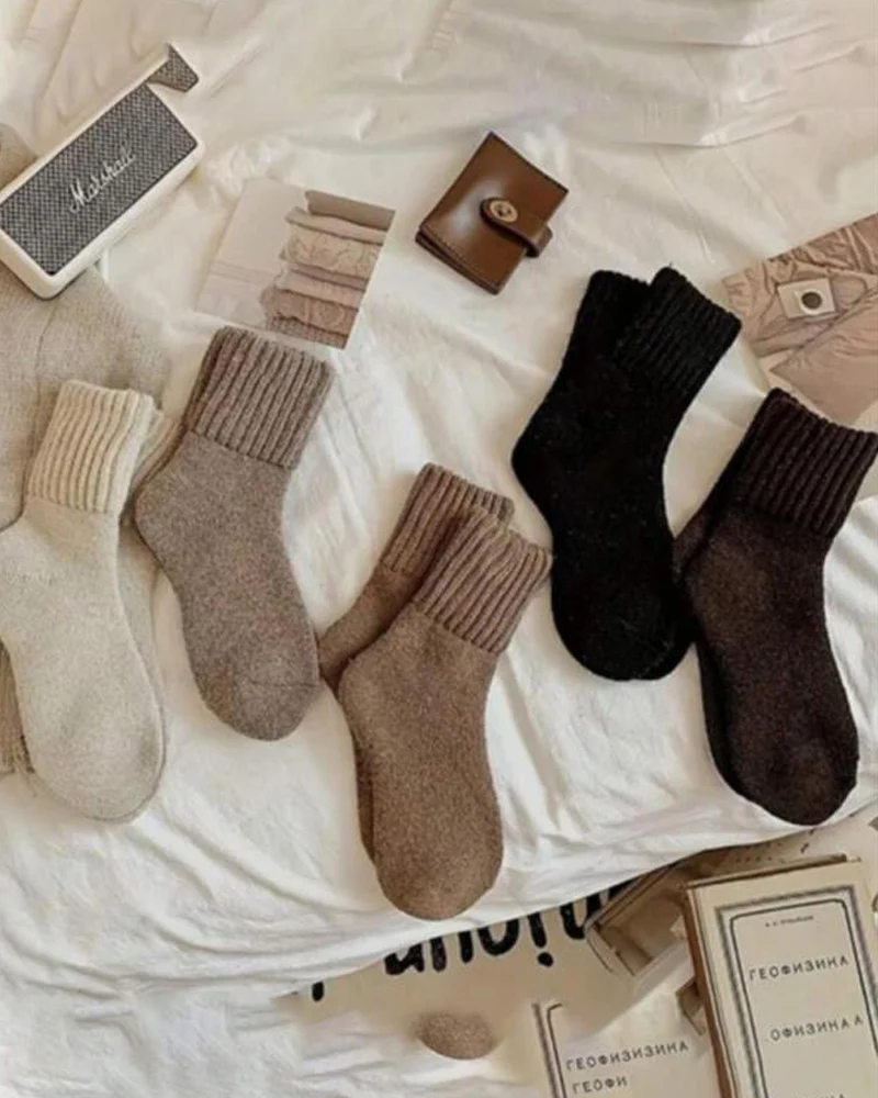 Extra Warm & Comfy Ribbed Socks
