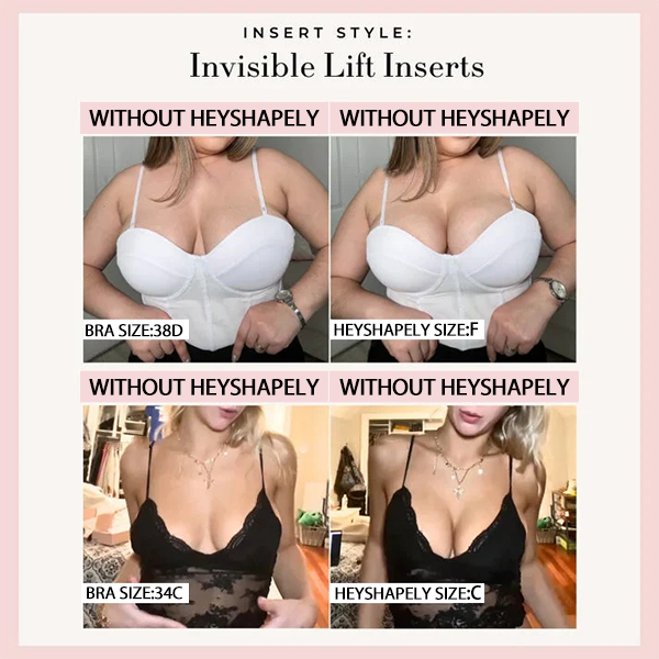 Double-Sided Adhesive Invisible Lift Inserts