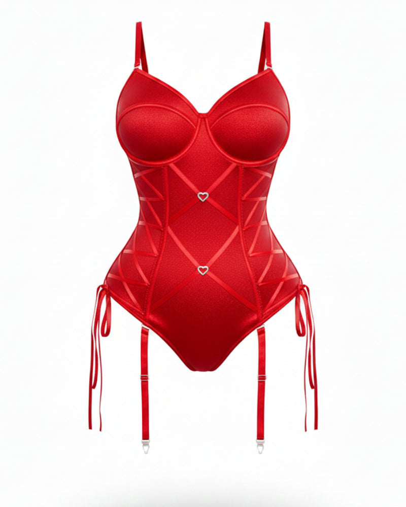Sexy Tummy Control Teddy Boudoir Outfit