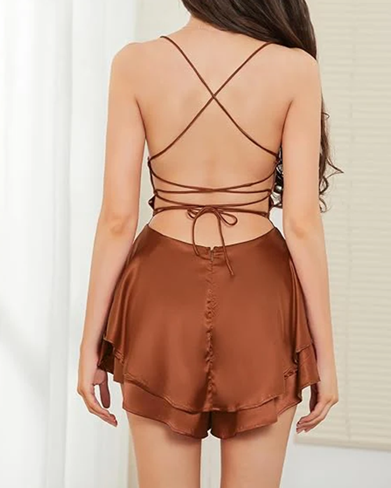 Mina Satin Mini Dress