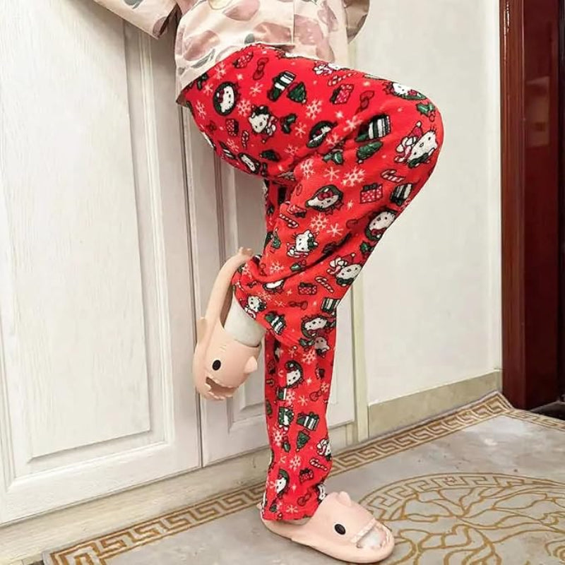 Cute Hello Kitty Pajama Pants – Cozy Y2K Loungewear