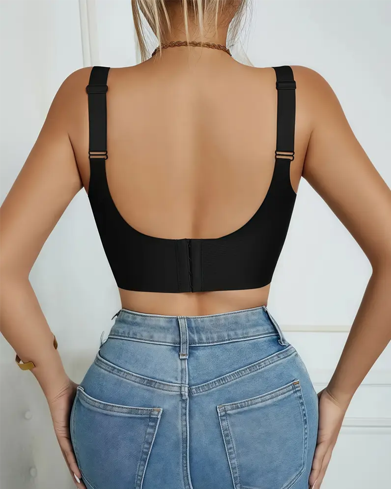 Wireless Ribbed Bralette – Seamless, Breathable Comfort (2–4 Pack)