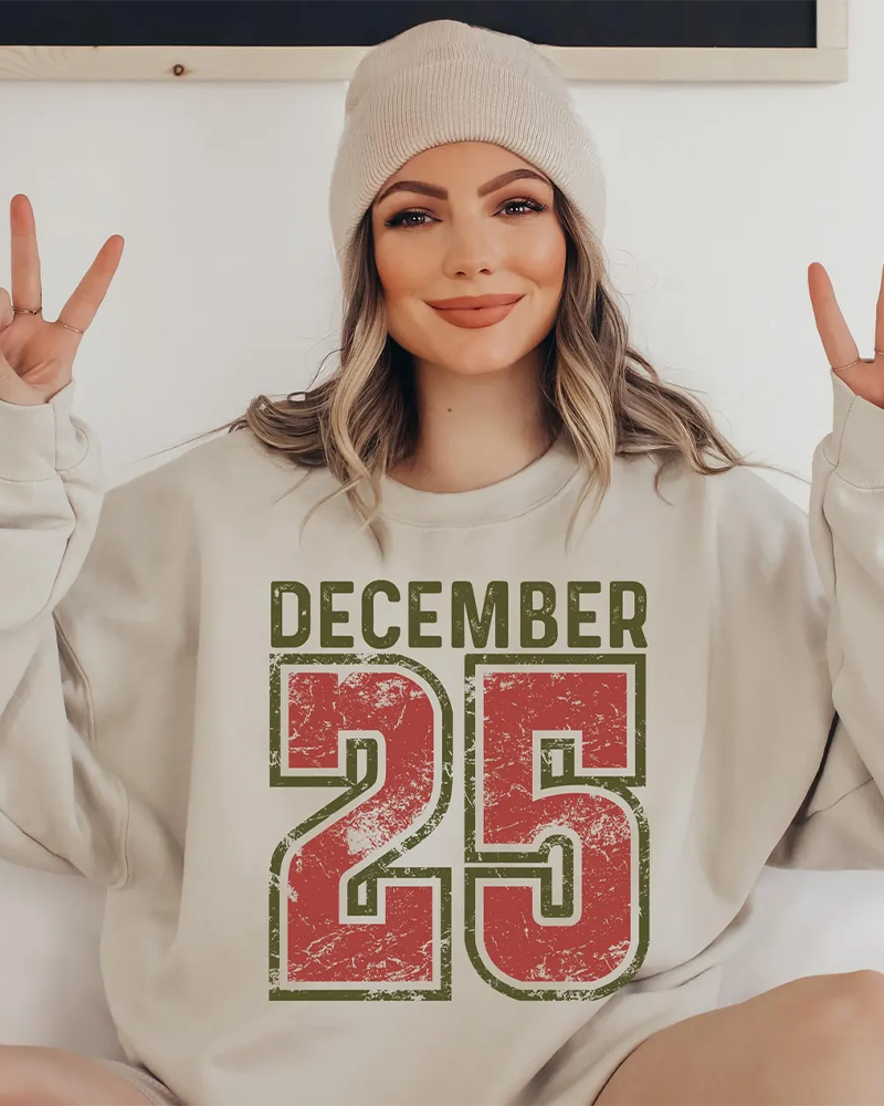 Retro Christmas Crewneck Sweatshirt