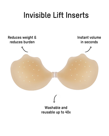Breathable Silicone Self-Adhesive Invisible Bra (2 Pack)