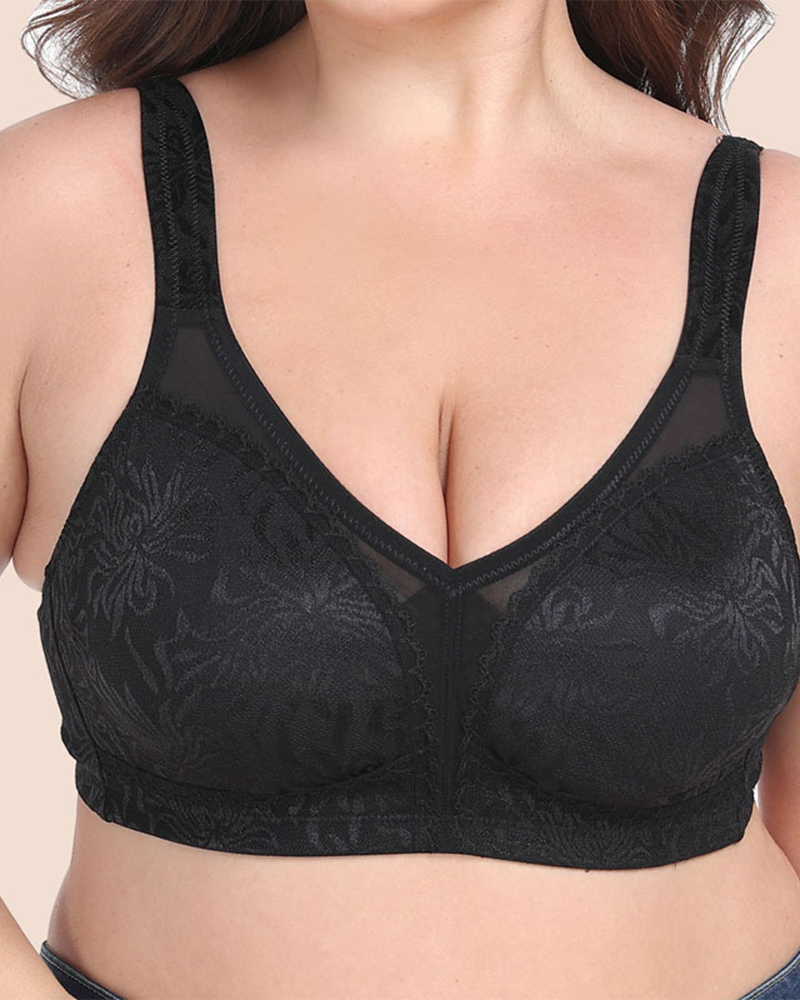 Full Coverage Wireless Minimizer Bra