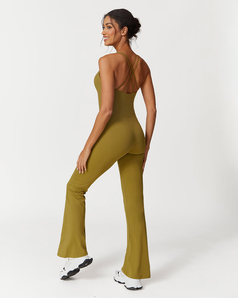 Shesways®Trendy Wide Leg Active Jumpsuit