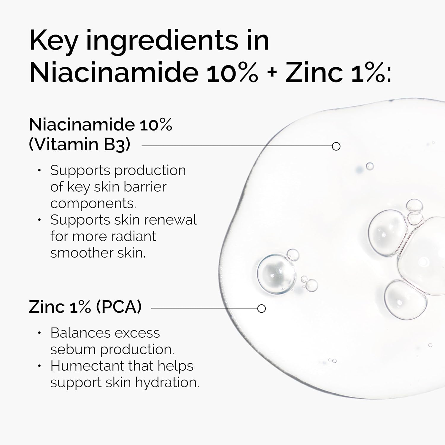✨ Niacinamide 10% + Zinc 1% Clarifying Face Serum 💧🔥[Limited time offer]