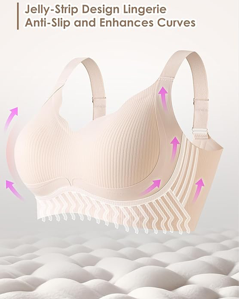 Anti Sagging Full Coverage Wireless Push Up Bra
