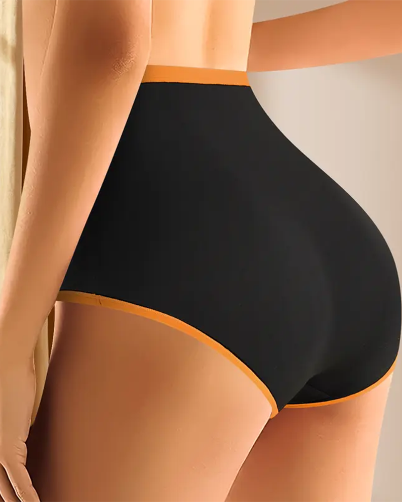 Comfy Chic Colorblock High Waisted Briefs