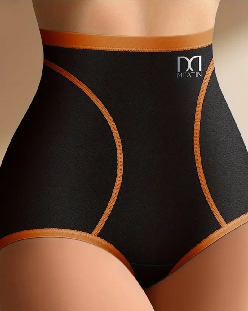 Comfy Chic Colorblock High Waisted Briefs