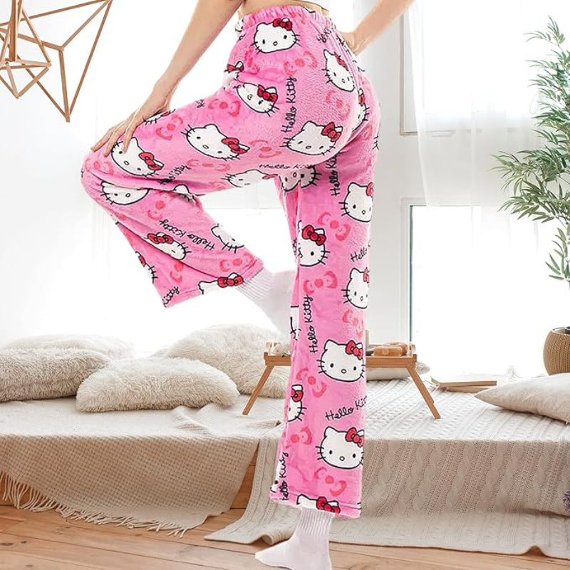 Cute Hello Kitty Pajama Pants – Cozy Y2K Loungewear