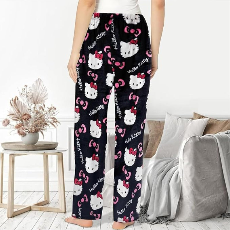 Cute Hello Kitty Pajama Pants – Cozy Y2K Loungewear